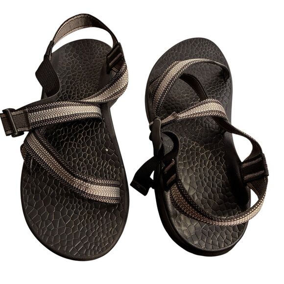 Chaco Men\'s Classic Z/1 Sandal. Split Gray And Black. Size 12 NWOT main image 7